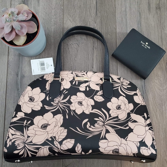 KATE SPADE Reiley Gardenia Satchel Bag + Wallet - Picture 6 of 8